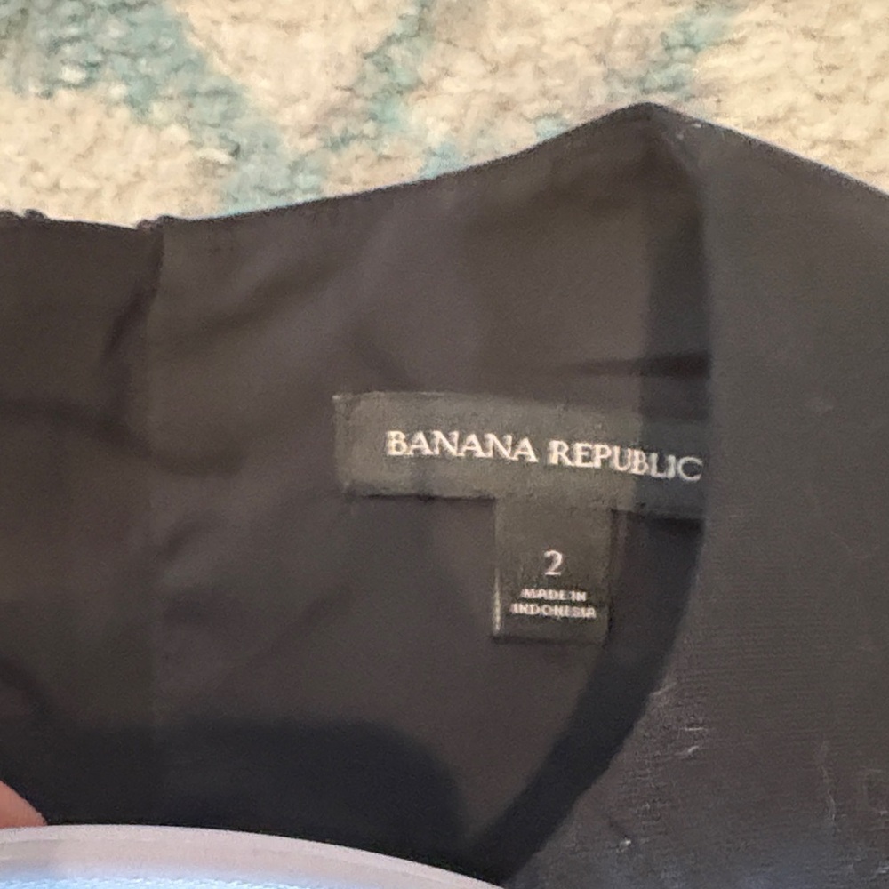 Banana Republic Elegant Black Mini Dress - Picture 3 of 3